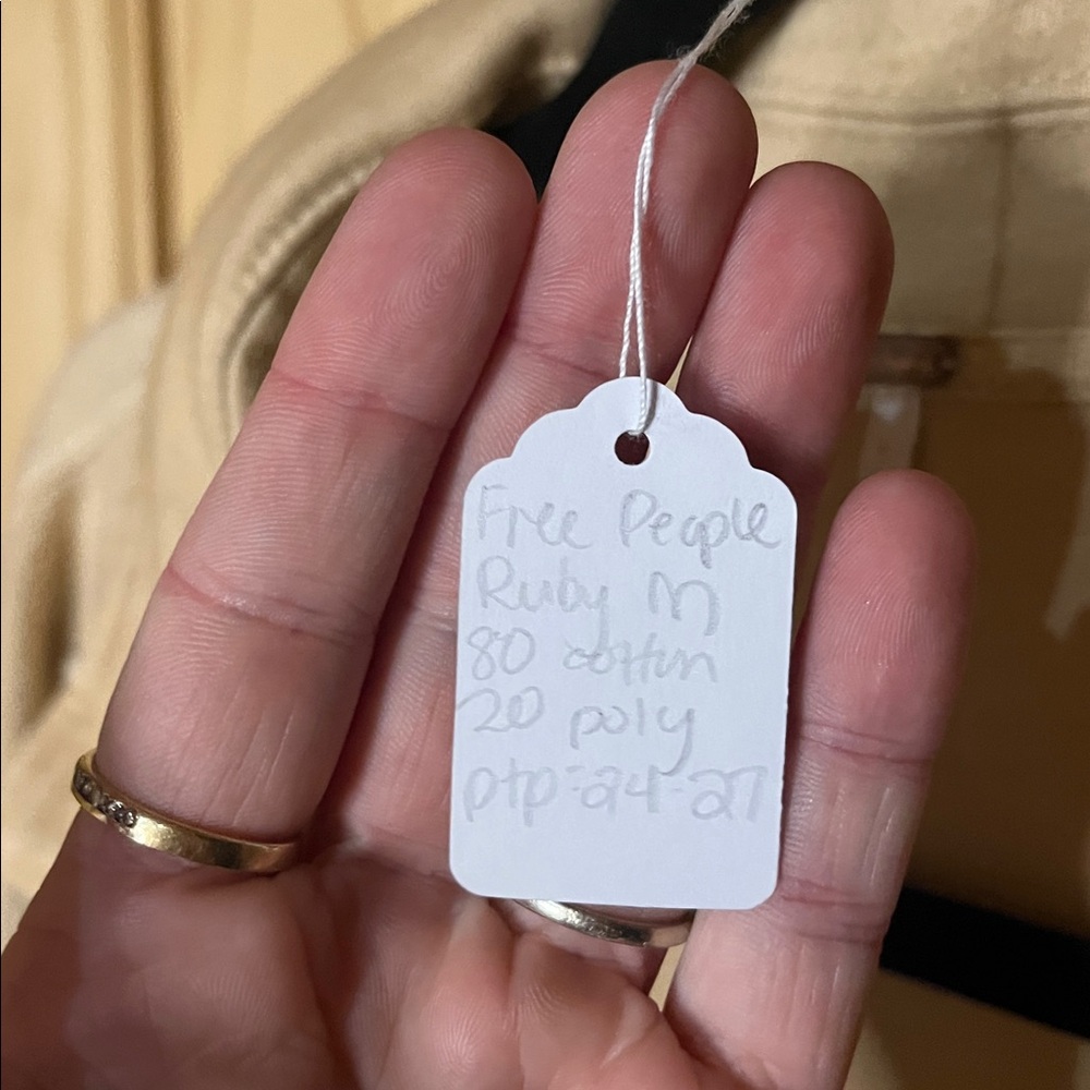 Free People Ruby Shacket In Tan - Picture 2 of 2